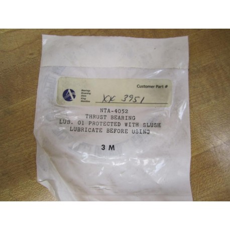 NTA-4052 Thrust Bearing