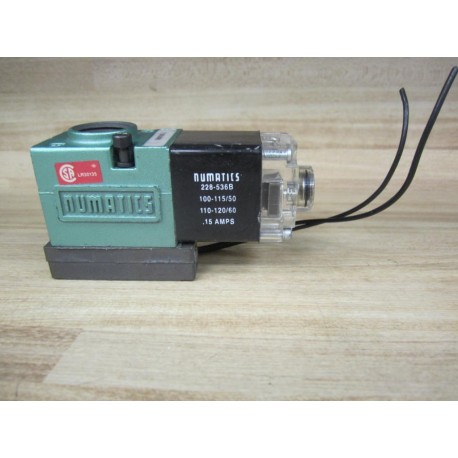 Numatics 11SAD4000 Solenoid Valve WBase - Used