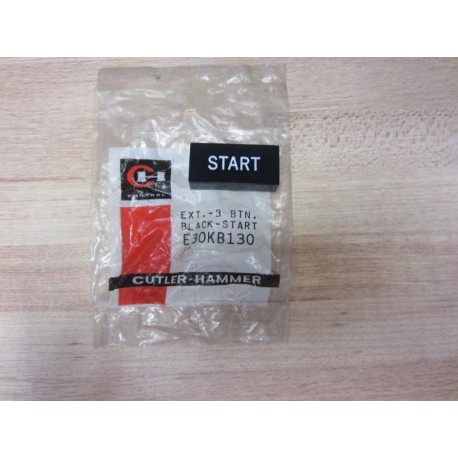 Cutler Hammer E30KB130 Eaton Button Start