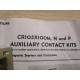 General Electric CR105X100M Auxiliary Contact Kit - New No Box