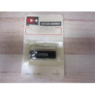 Cutler Hammer E30KE120 Eaton Marker Open