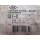 Alco A3 F-D Filter Drier Cartridge