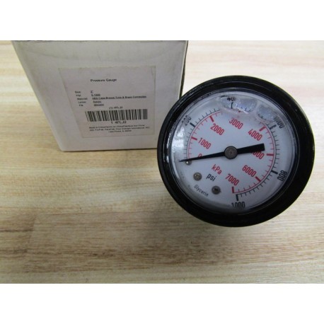 Grainger 4FLJ2 Pressure Gauge