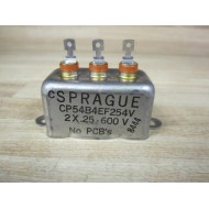 Sprague CP54B4EF254V Capacitor 2 X .25 -600V - Used