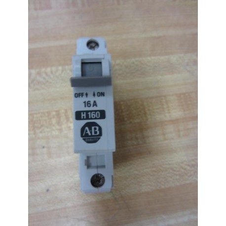 Allen Bradley 1492-CB1-H160 Circuit Breaker 1492CB1H160 - Used