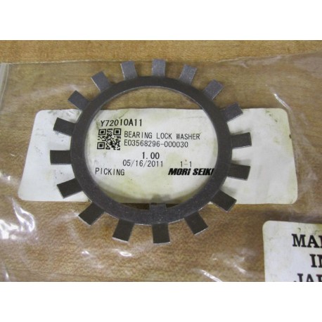 Mori Seiki Y27010A11 Bearing Lock Washer