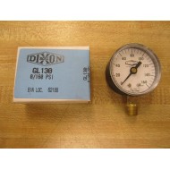 Dixon Valve GL130 Gauge 0-160 PSI