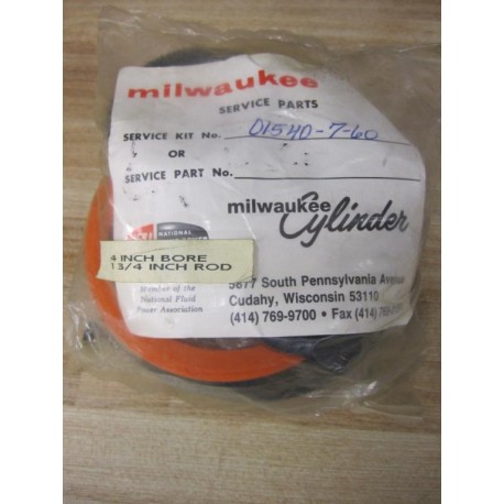 Milwaukee Cylinder 01540-7-60 01540760 Seal Kit - New No Box