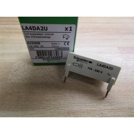 Schneider Electric LA4DA2U Contactor +Relay Suppressor