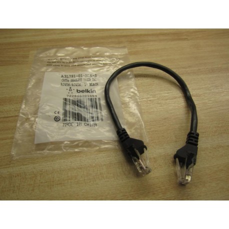 Belkin A3L791-01-BLK-S Cat5E Cable