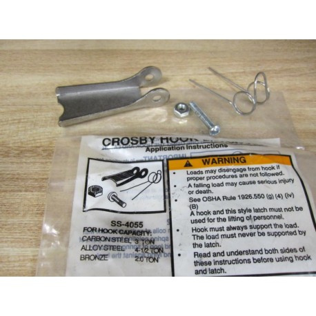 Crosby SS-4055 Hook Latch Kit 4-12 Ton