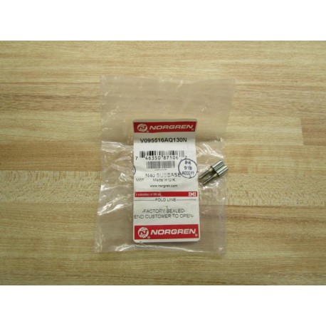 Norgren V095516AQ130N N40 Subbase (Pack of 2)