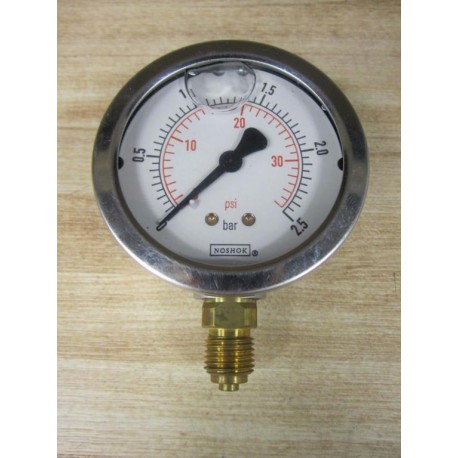 Noshok 25-901-2.2 Pressure Gauge 259012.5 0-2.5 - New No Box