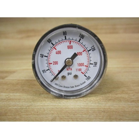 Grainger 4FLZ8 Pressure Gauge - New No Box