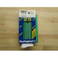 Grafoplast 117M04BW Label 4 (Pack of 25)