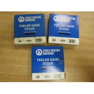 Precision Brand 19290 Feeler Gauge Stock - Used