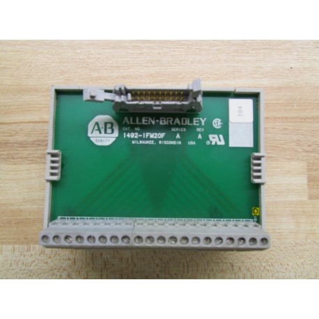 Allen Bradley 1492-1FM20F Digital Interface Module 14921FM20F Ser ARev A - Used