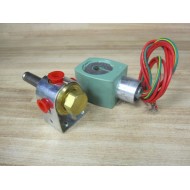 Asco 8320G015 3 Way Brass Solenoid Valve