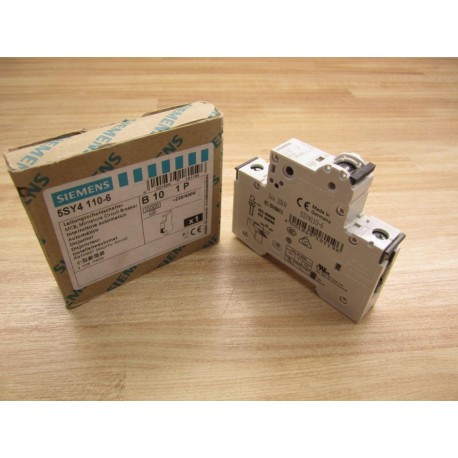 Siemens 5SY4110-6 Miniature Circuit Breaker