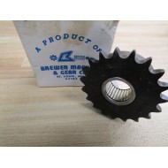 Brewer 40B19F Idler Sprocket WNeedle Bearing