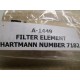 Flow International A-1449 Filter Element