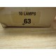Sunray Lighting 63 Miniature Lamp Light Bulb (Pack of 10)