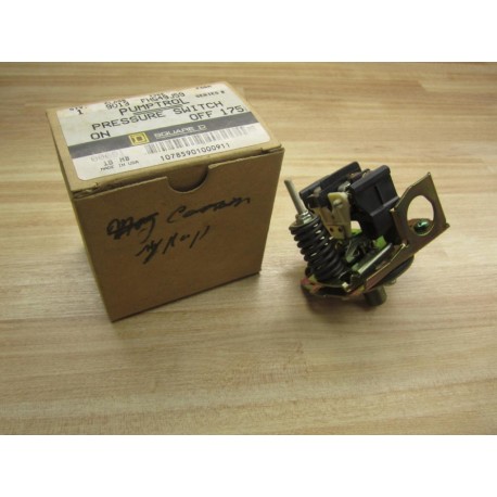 Square D 9013-FHG49J59 Pressure Switch Missing Cover