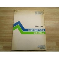 RIS 1035-143 Instruction Manual For ET-1214 - Used