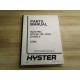 Hyster 852410 Parts Manual For E70-80-100-120XL Hy-852410