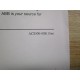 ABB ACS500-01B Instruction Manual For ACS 500 - Used