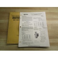 Moore SD77 Instruction Manual For Model Series 77 - Used