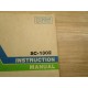 RIS 1035-114 Instruction Manual For SC-1302 - Used