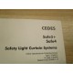 CEDES 102 261 Operation Manual Safe2+ Safe4 - Used