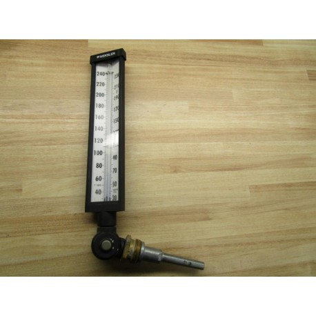 Weksler 30-240 Vintage Industrial Thermometer 30-240 Degrees - Used