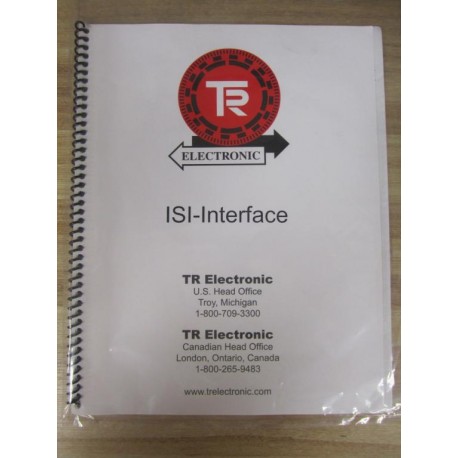 TR Electronic TR-E-TI-GB-0018-00 TRETIGB001800 Manual - Used