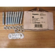 Powers Fasteners 07441 Pack Of 9 Carbon Steel Studs
