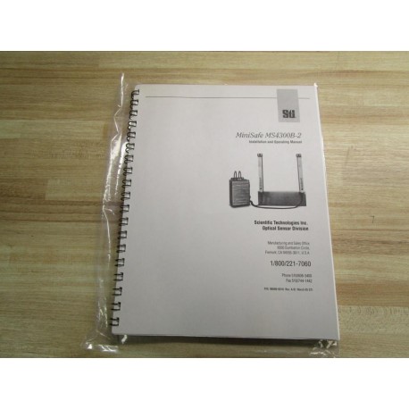 STI 99069-0010 InstallationOperating Manual