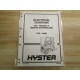 Hyster 897449 Electrical Diagrams Hy-897449