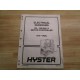 Hyster 897449 Electrical Diagrams Hy-897449