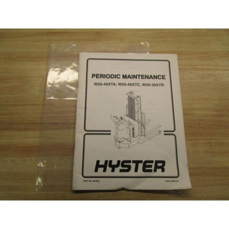 Hyster 897980 Periodic Maintenance Manual Hy-897980