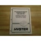 Hyster 1463744 Manual For Transistor Motor Controllers Hy-1463744