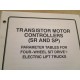 Hyster 1463744 Manual For Transistor Motor Controllers Hy-1463744