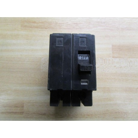 Square D EH24060 L27V1 Circuit Breaker MG52  60A 2 Pole - Used