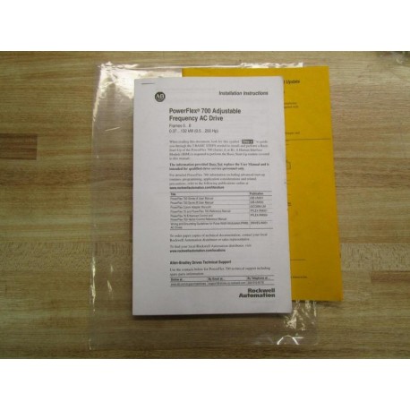 Allen Bradley 20-IN019A-EN-P Instructions For PowerFlex 700