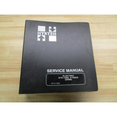 Hyster 1596596 Service Manual For Electric E70-120Z, E100ZS - Used