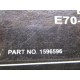 Hyster 1596596 Service Manual For Electric E70-120Z, E100ZS - Used