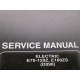 Hyster 1596596 Service Manual For Electric E70-120Z, E100ZS - Used