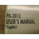 FC PA-2013 User's Manual ST Mainboard