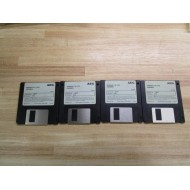 AEG 043508933 Disk Set Modsoft Lite Version 2.21 Disks 1-4 - Used