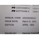 Marposs UD2930060UC Operator Guide For P5 In Process